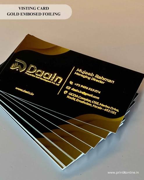 Digital Foil + UV Cards